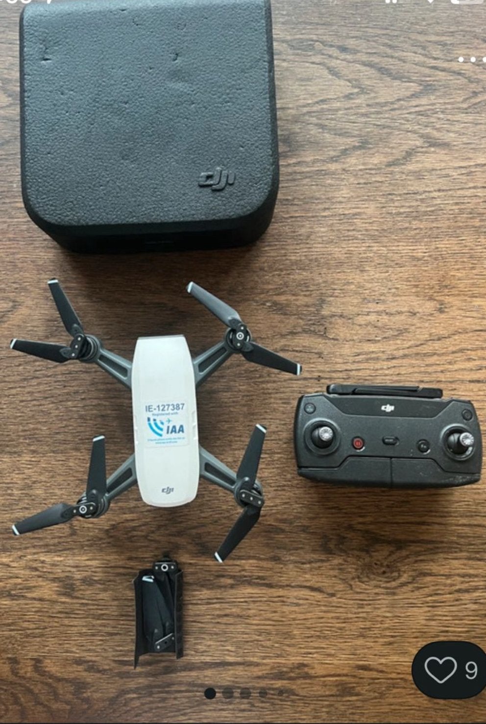 Dji spark drone met extra accu!, Audio, Tv en Foto, Drones, 250 tot 900 gram, Gebruikt, Return to Home, DJI