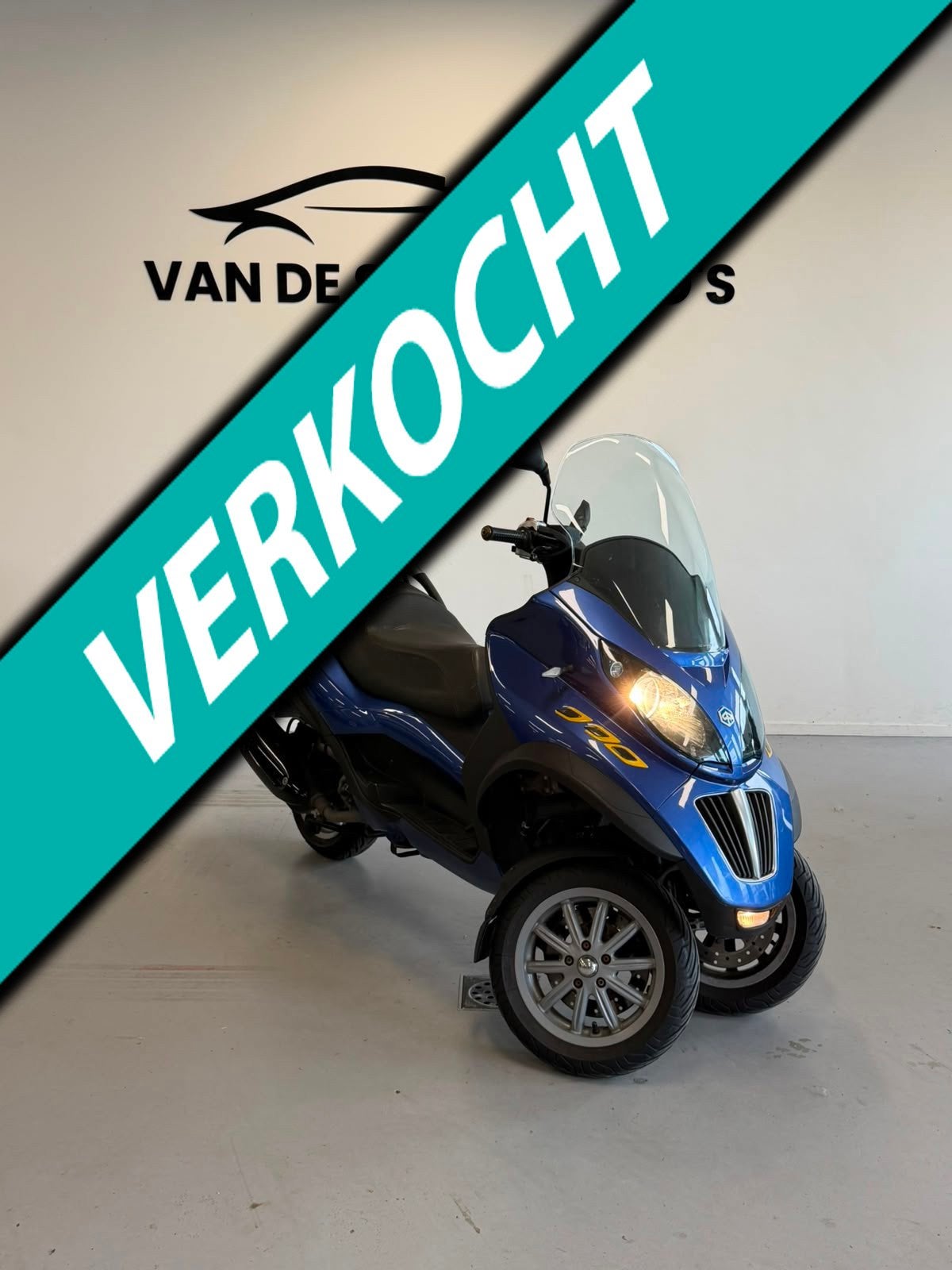 Piaggio Scooter 250 LT MP3 AUTORIJBEWIJS, Motoren, Motoren | Piaggio, Scooter, Bedrijf, ABS, 244 cc