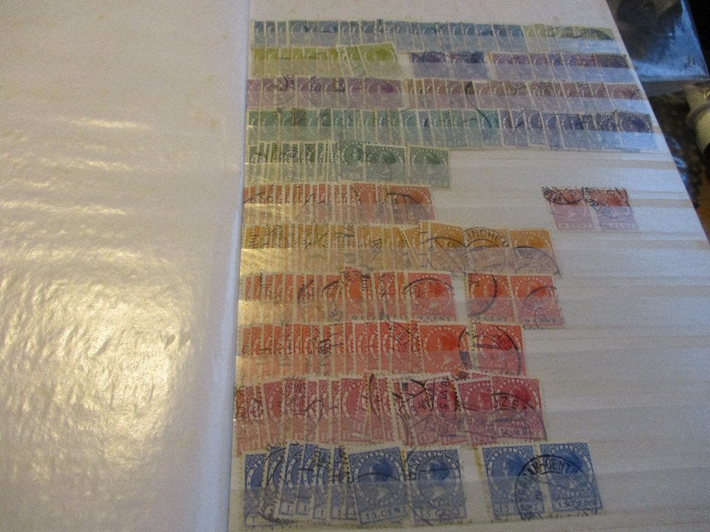 postzegels wilhelmina veth' NVPH 149 tm NVPH 162, Postzegels en Munten, Ophalen of Verzenden, T/m 1940, Gestempeld
