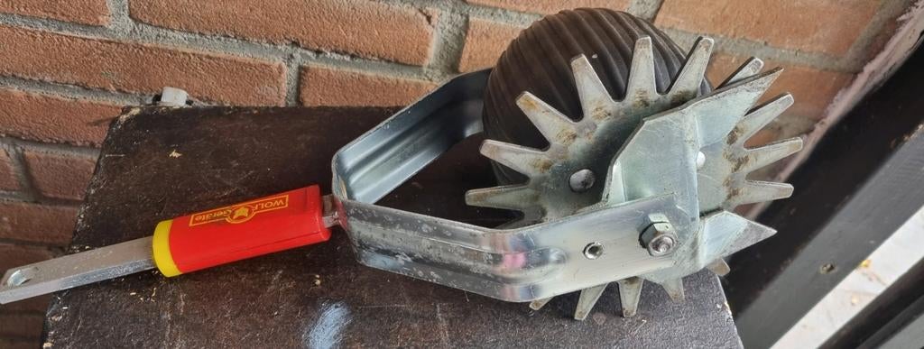Wolf Garten erfafscheiding roller als nieuw, Ophalen of Verzenden, Zo goed als nieuw, Cultivator, Wolf Garten / Gardena