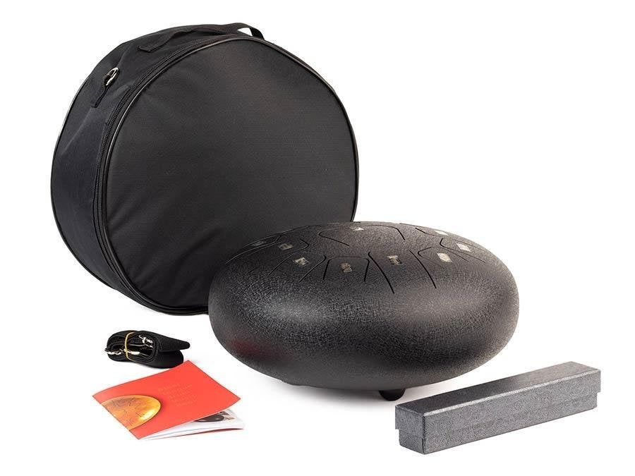 HTD1213/BK |Hayman stalen tongdrum 12" zwart, ., Nieuw, Ophalen of Verzenden, Melodische percussie
