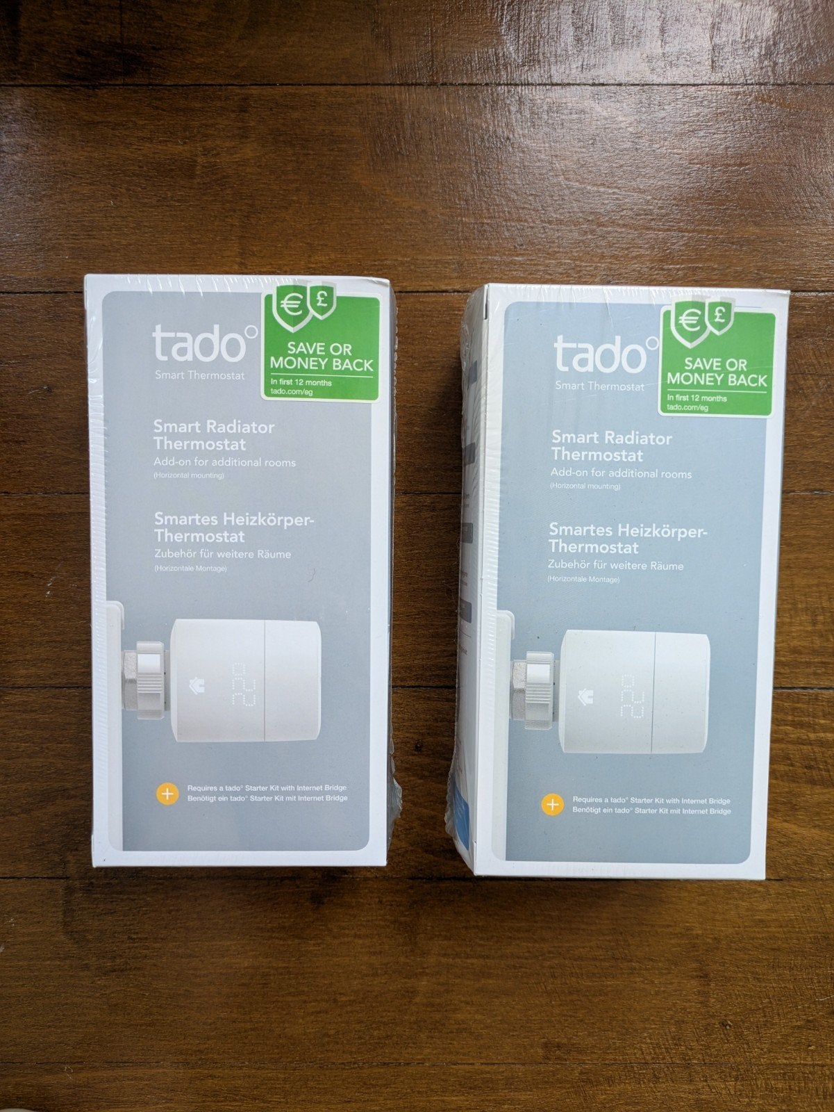 Nieuw in folie: Tado Slimme Radiator Thermostaat (2 stuks), Ophalen of Verzenden, Nieuw