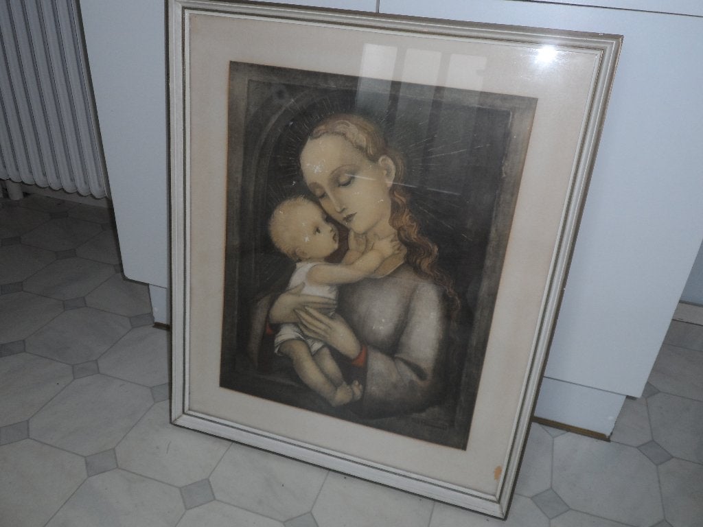 M. J. Hummel - moeder met kind, Ophalen, Portret en Figuren