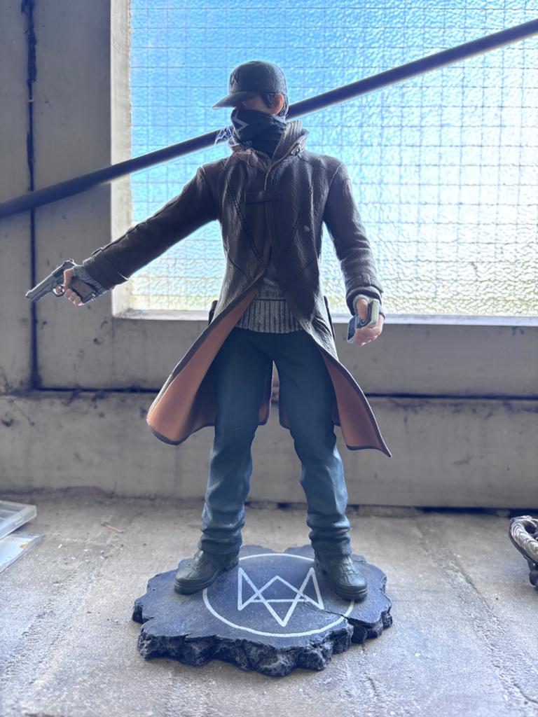 Watch Dogs Aiden / game figure – Ubisoft collector item, Verzamelen, Ophalen of Verzenden, Zo goed als nieuw