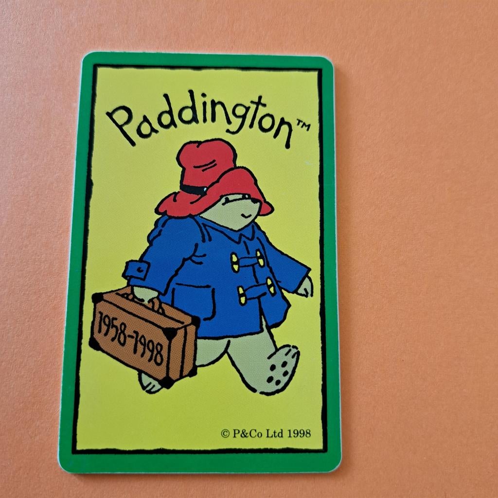 Telefoonkaart Paddington 1958-1998 KPN 10 gulden, Verzamelen, Telefoonkaarten, Ophalen of Verzenden, Nederland