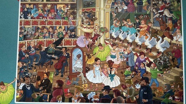 That's life puzzel Gallery Edition Edgar Degas, Ophalen of Verzenden, 500 t/m 1500 stukjes, Zo goed als nieuw, Legpuzzel