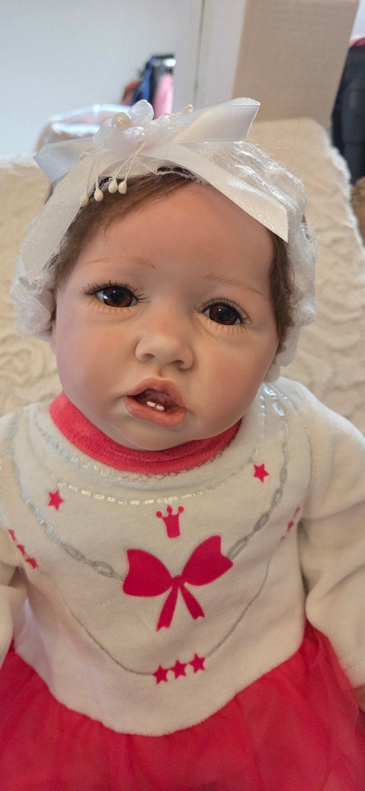 Reborn baby. GERESERVEERD., Ophalen of Verzenden, Babypop