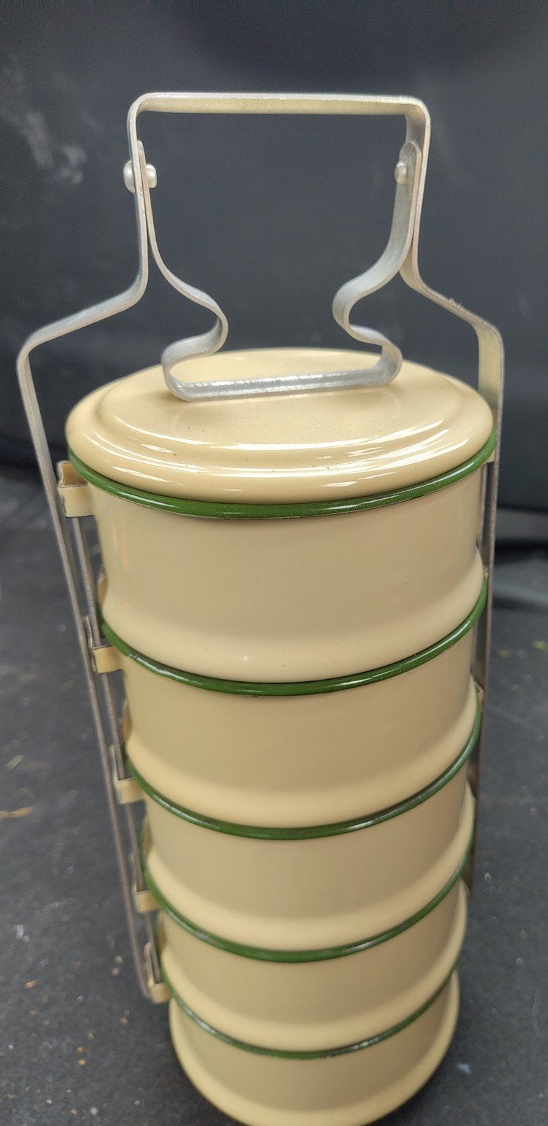 Emaille Tiffin, Pinto  Rantang, Antiek en Kunst, Antiek | Emaille, Verzenden