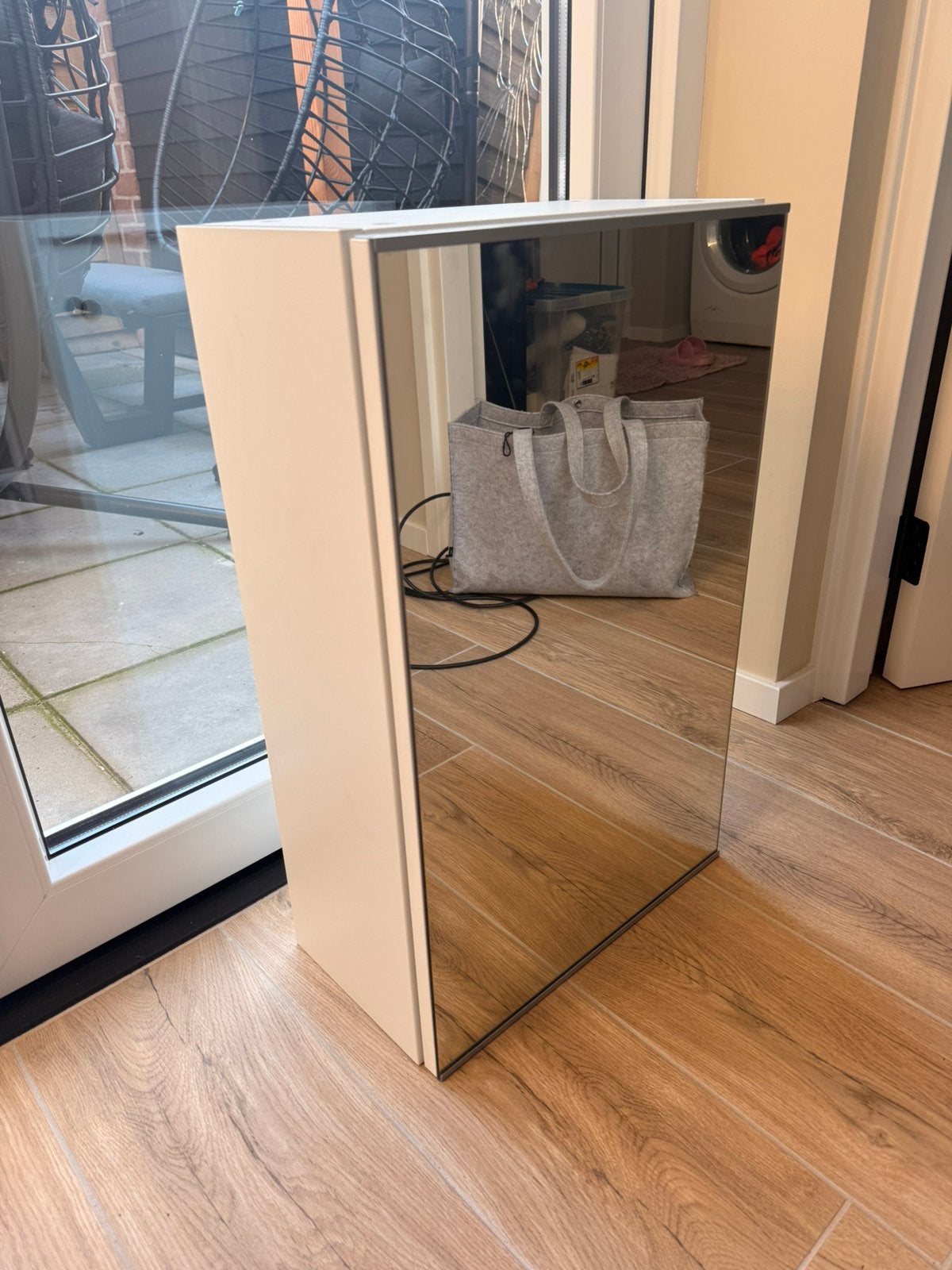 Spiegelkast badkamer Ikea ENHET, Huis en Inrichting, Ophalen, Minder dan 50 cm, Zo goed als nieuw, Minder dan 100 cm