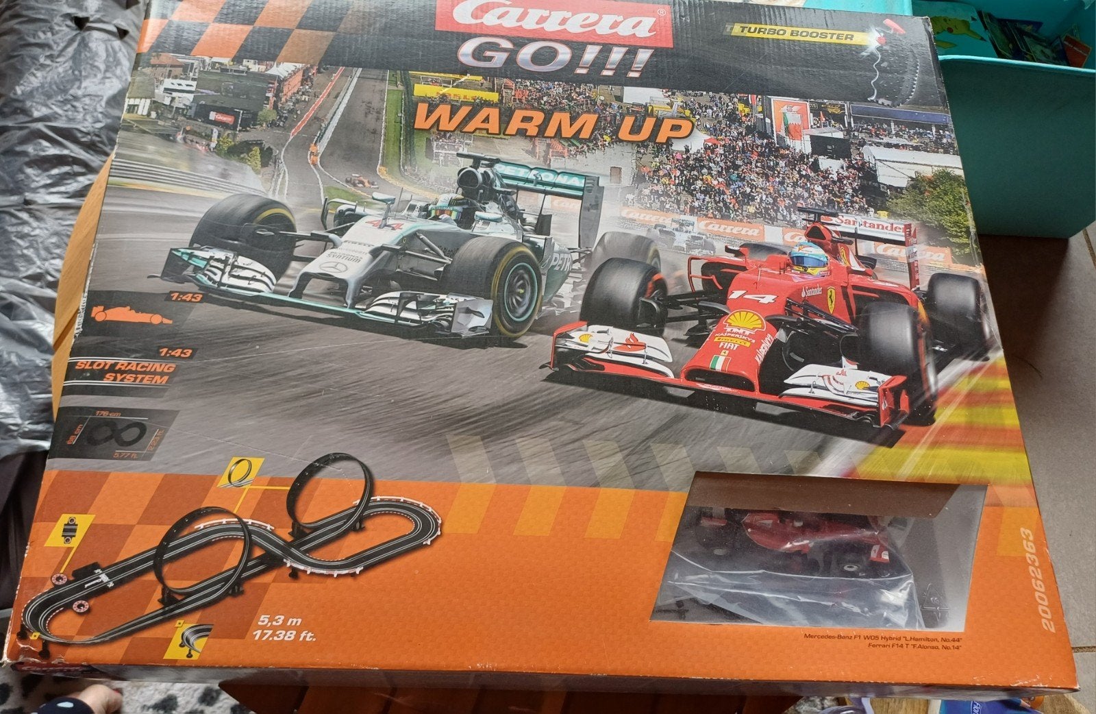 Carrera GO!!! Warm Up Racebaan met Formule 1 auto's, Racebaan, Zelf te bouwen, Carrera, Ophalen of Verzenden