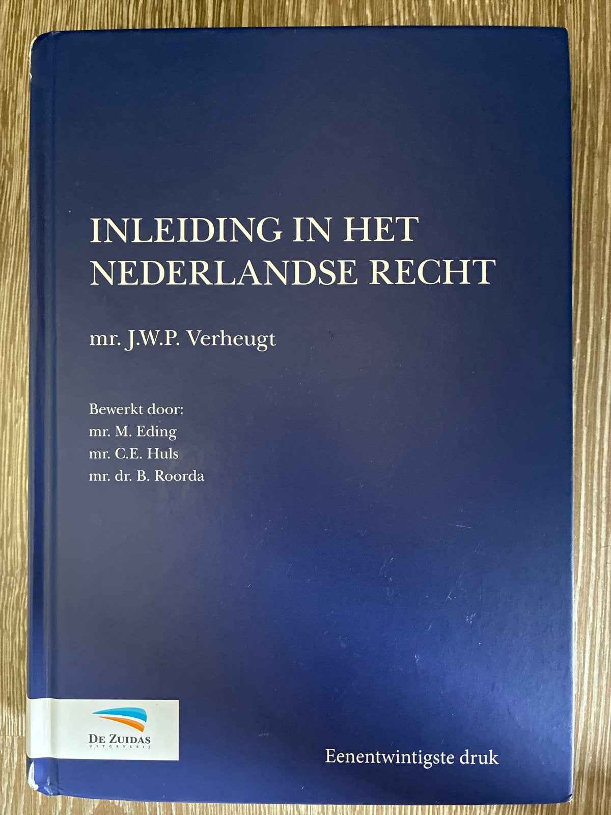 Inleiding in het Nederlandse Recht - 21e druk, Verzenden, Gamma, Zo goed als nieuw, WO
