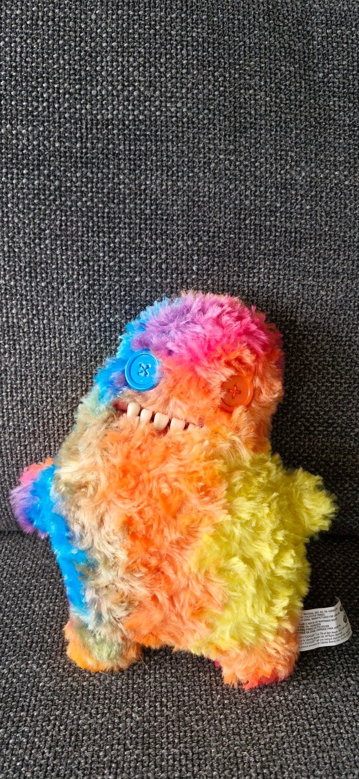 Fuggler Rainbow Monster Pluche Knuffel, Kinderen en Baby's, Overige merken, Overige karakters, Overige typen, Ophalen of Verzenden