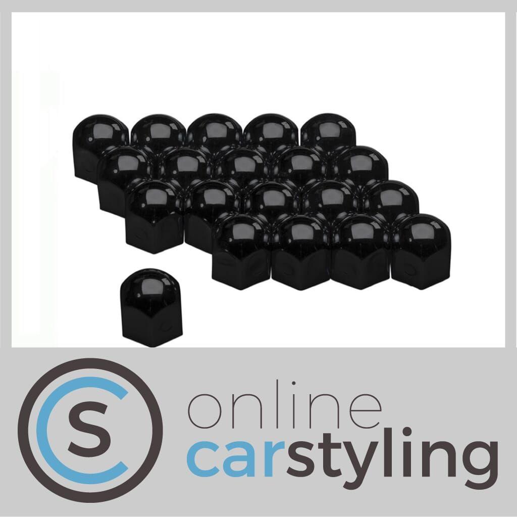 Universele wielmoerkapjes 19mm Zwart 20 stuks, -, -, Nieuw, Ophalen of Verzenden