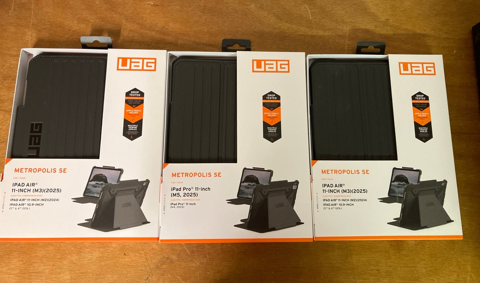 UAG Metropolis SE Hoes voor iPad Air of Pro, Verzenden, Zwart, Apple iPad Air, 11 inch