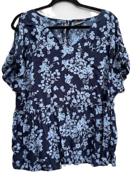 ZGAN Aparte tuniek in midden-en donkerblauw, maat 44, Kleding | Dames, Yessica, Maat 42/44 (L), Zo goed als nieuw, Verzenden