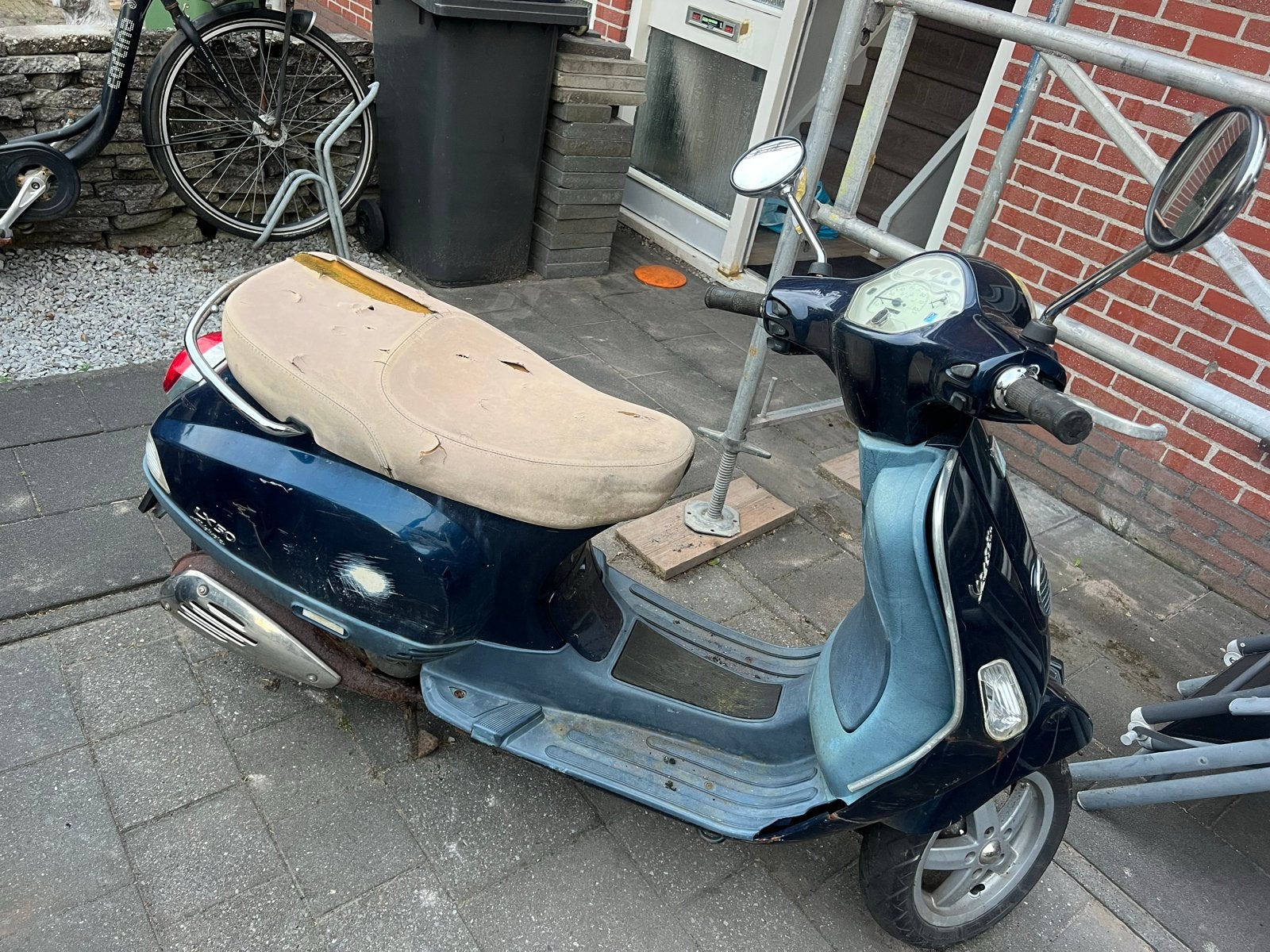Vespa LX50 - Opknapper/Onderdelen, Fietsen en Brommers, Scooters | Vespa, Ophalen, Tweetakt, Gebruikt, Maximaal 45 km/u