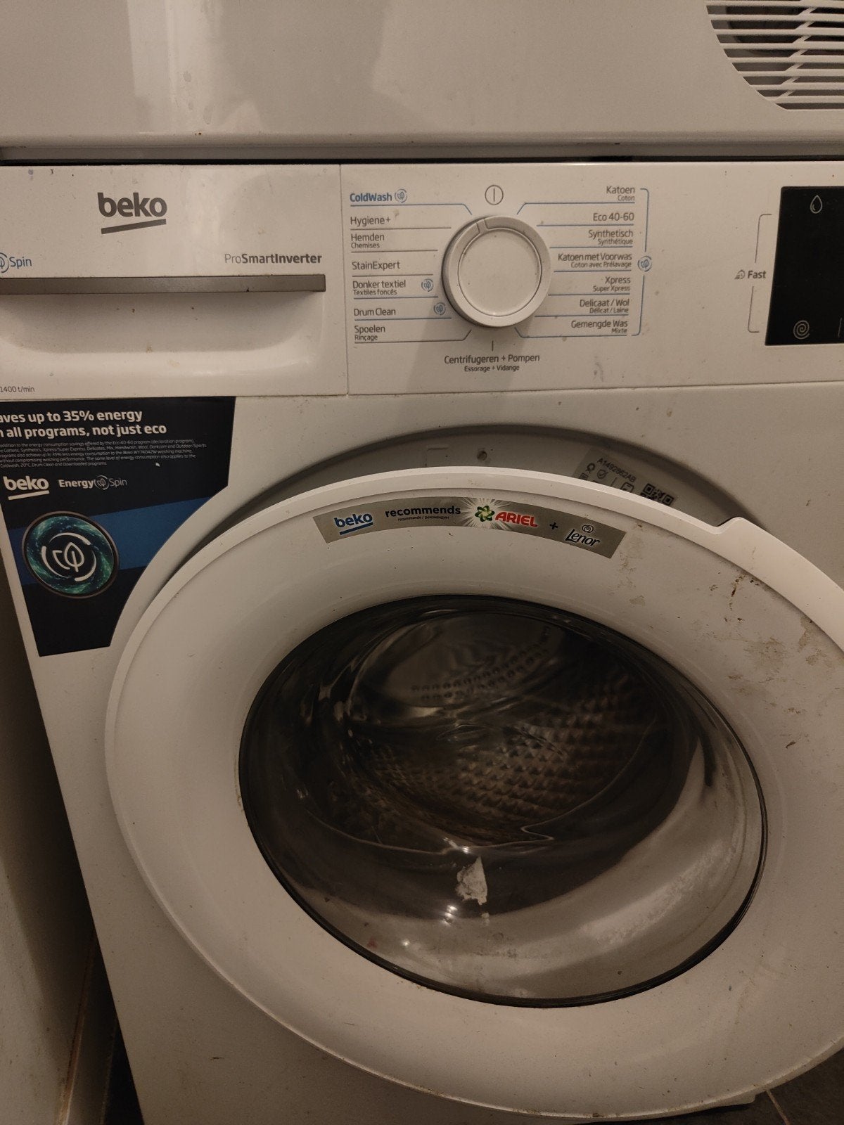 Beko Wasmachine - Zo goed als nieuw, weinig gebruikt, Ophalen, Energieklasse A of zuiniger, Zo goed als nieuw, Voorlader