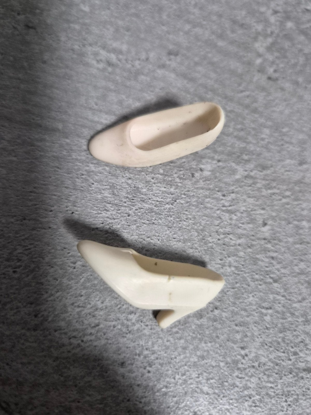 Vintage Barbie hakken - Crèmekleurige pumps, Verzamelen, Ophalen of Verzenden, Gebruikt