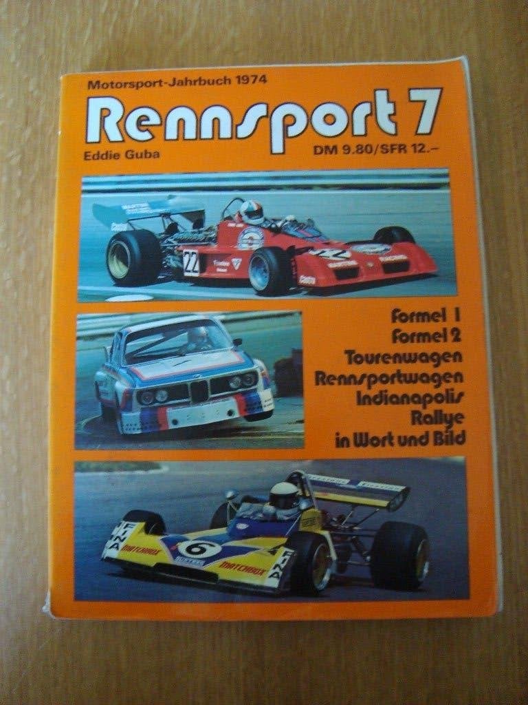 Rennsport 7 jaarboek 1974 /, Ophalen of Verzenden, Zo goed als nieuw, Algemeen