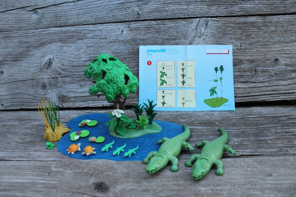 Playmobil 3229 Krokodillen plas, Complete set, Overige typen, Ophalen of Verzenden, Zo goed als nieuw
