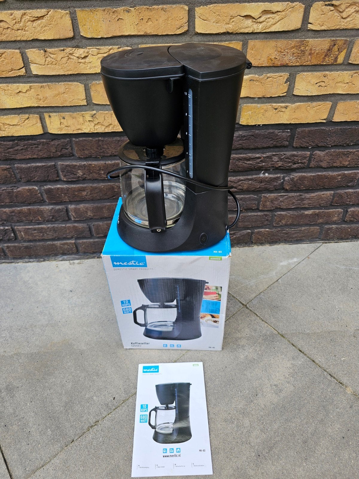 Mestic Koffiezetapparaat 10 kops - Ideaal voor camping, Ophalen, 10 kopjes of meer, Koffiemachine, Gemalen koffie