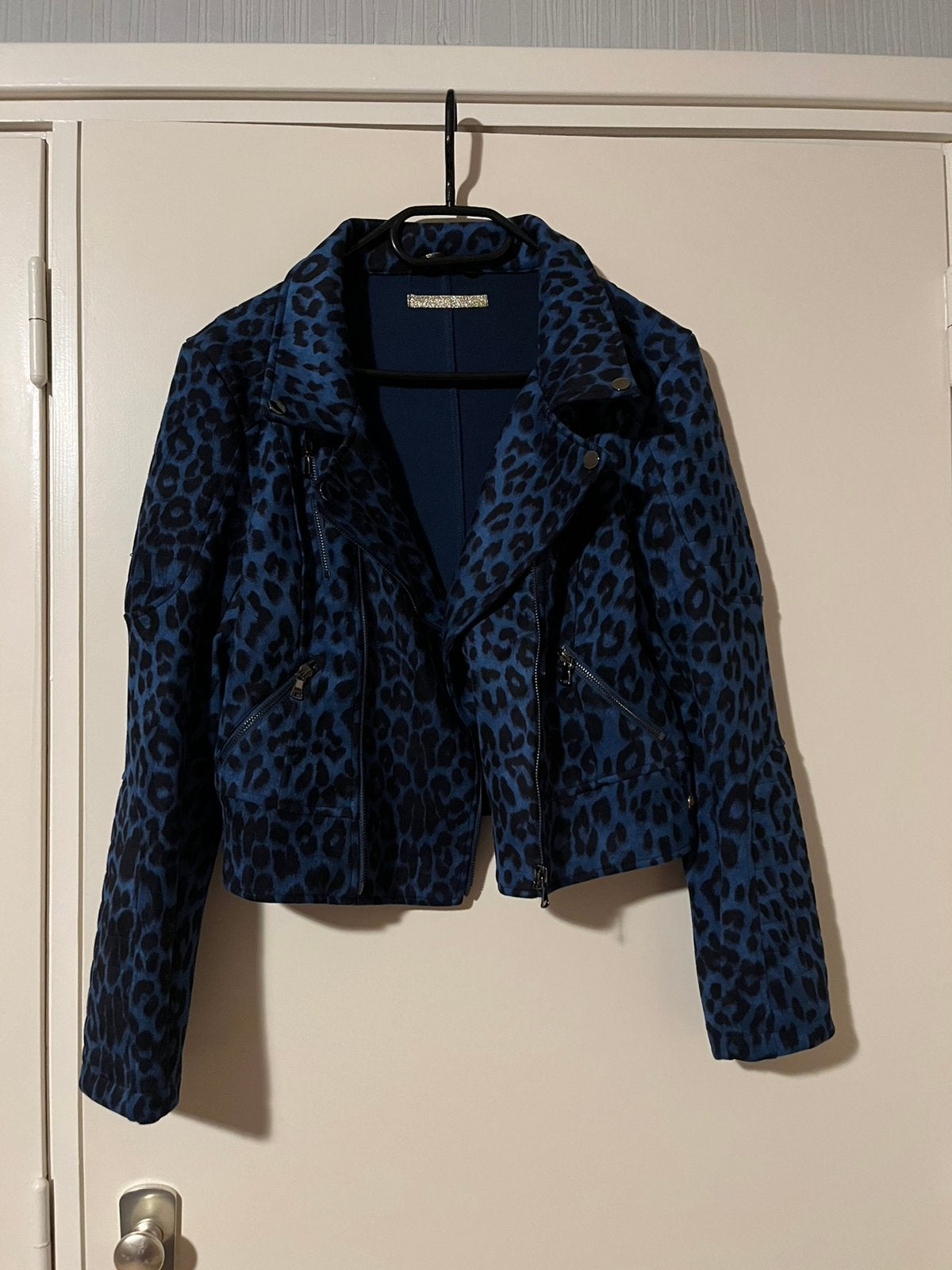 Vest blauw zwart maat M y-yonic, Ophalen of Verzenden, Zo goed als nieuw, Blauw