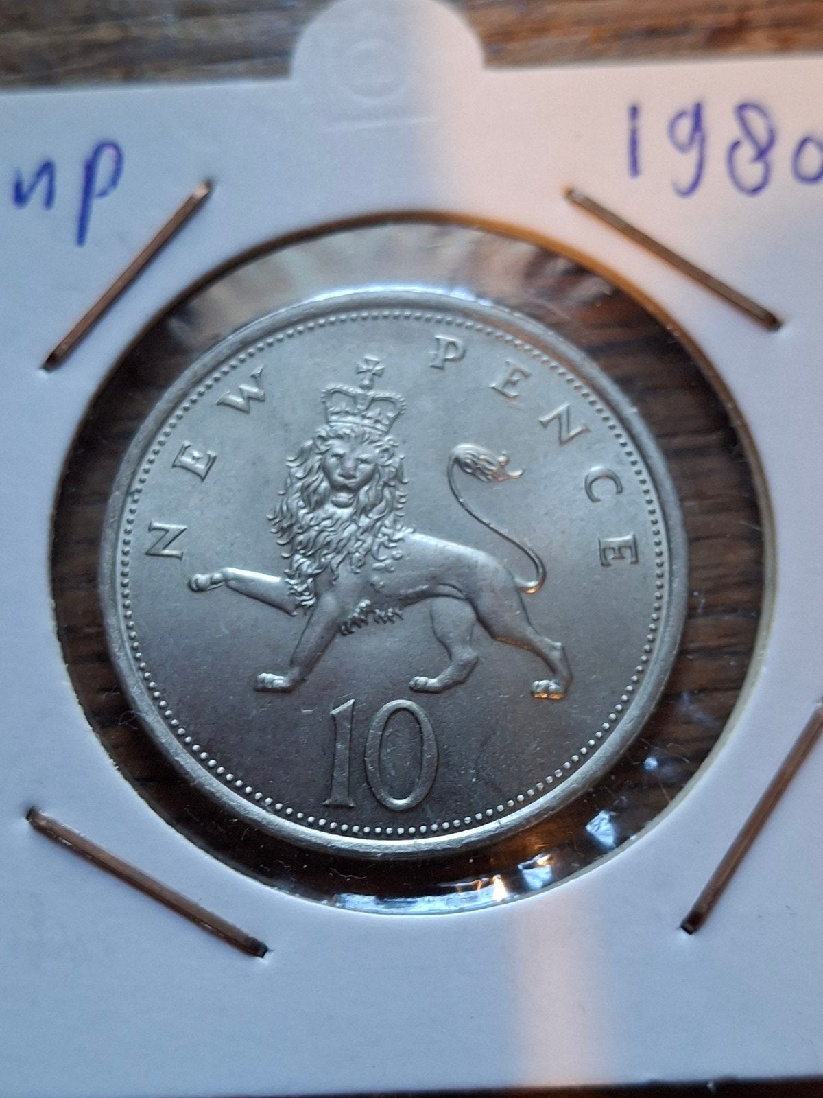 1980 Britse 10 New Pence munt - Koningin Elizabeth II, Ophalen of Verzenden