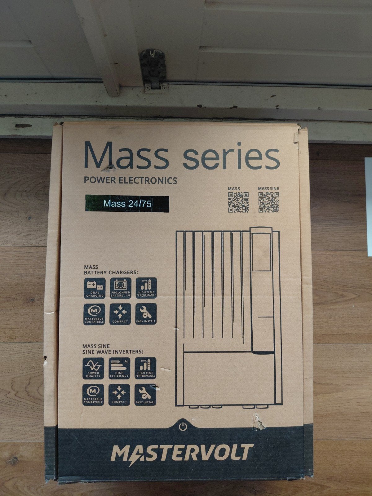 Mastervolt Mass 24v/75 amp Acculader, gebruikt., Ophalen of Verzenden, Gebruikt, Overige typen