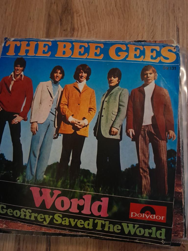 The bee gees 7inch world, Ophalen of Verzenden, Zo goed als nieuw, Pop
