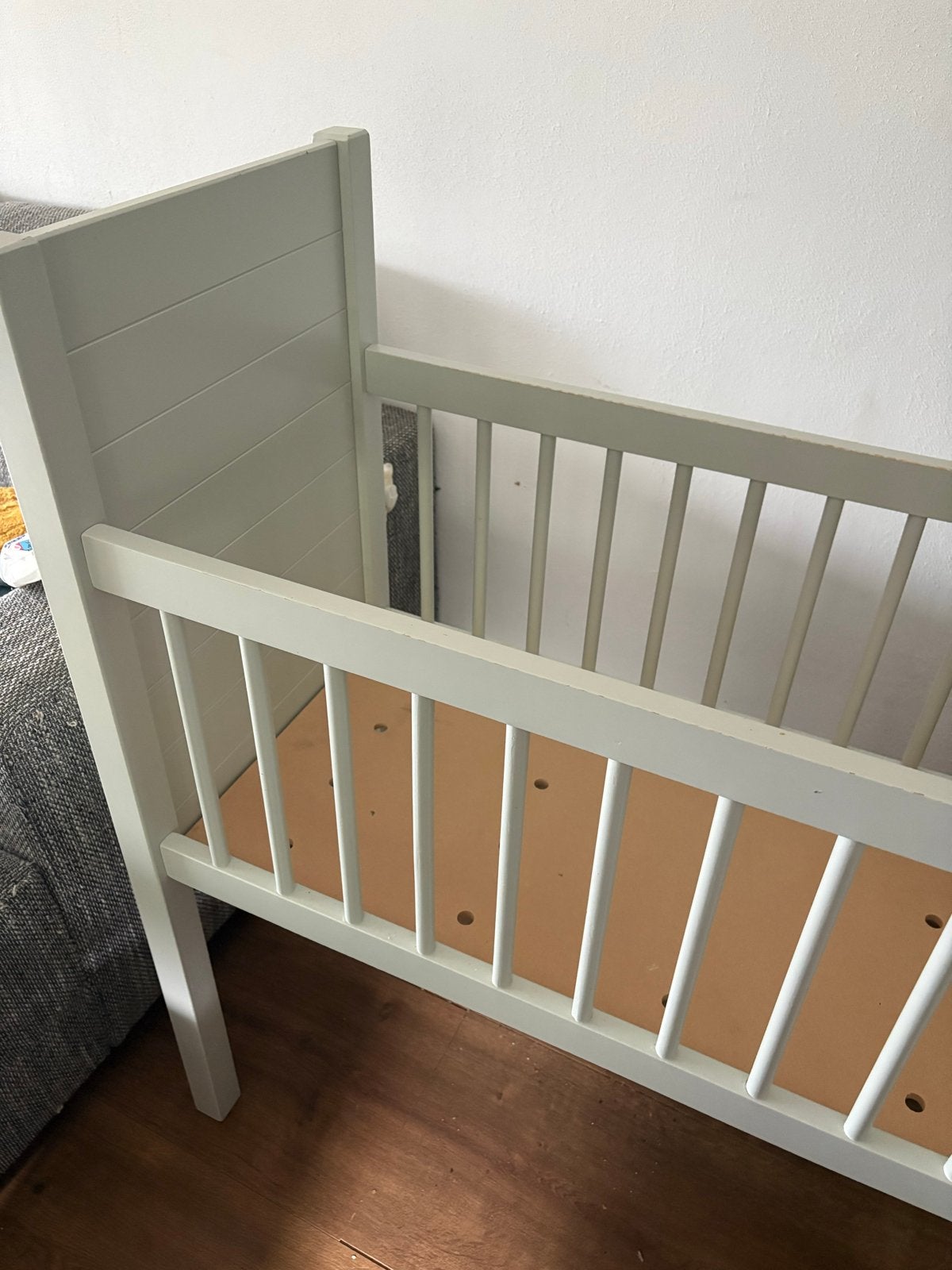 Baby wiegje-wit, Ophalen of Verzenden, Gebruikt, Ledikant