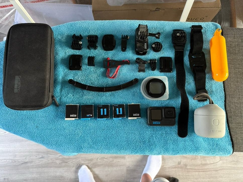 GoPro HERO10 Black – COMPLETE SET – SNEL WEG!, Ophalen of Verzenden, Gebruikt, GoPro