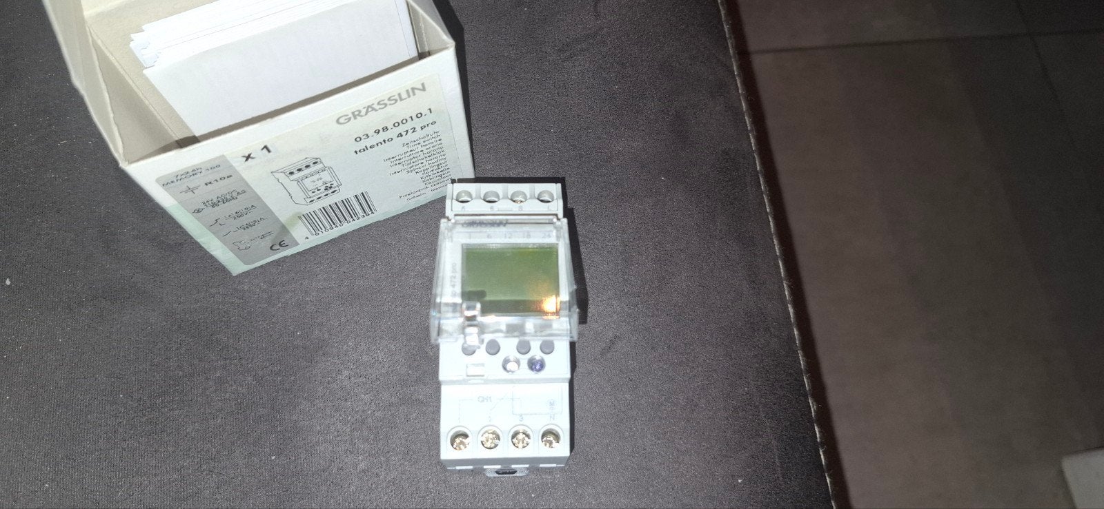 Grasslin Talento 472 pro - Digitale tijdklok, Ophalen of Verzenden, Nieuw, Overige merken, Schakelaar