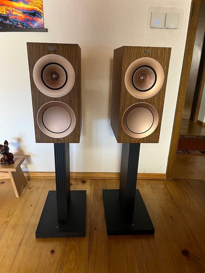 KEF R3 Meta + Stands KEF S3, Overige merken, Stereo speakers, 120 tot 150 watt, Ophalen of Verzenden