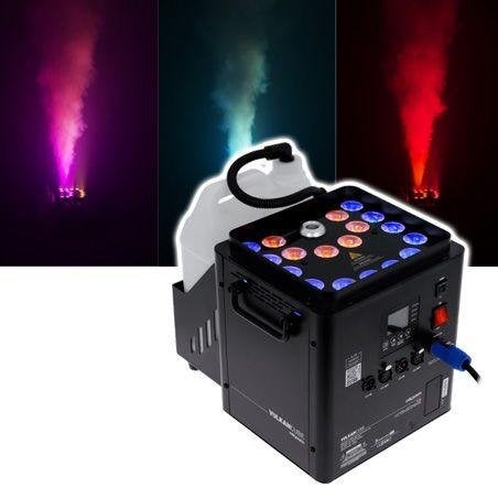 Algam Vulkan Cube 1500W rookmachine met RGBWY verlichting, Muziek en Instrumenten, Licht en Laser, Geluidgestuurd, Nieuw, Ophalen of Verzenden