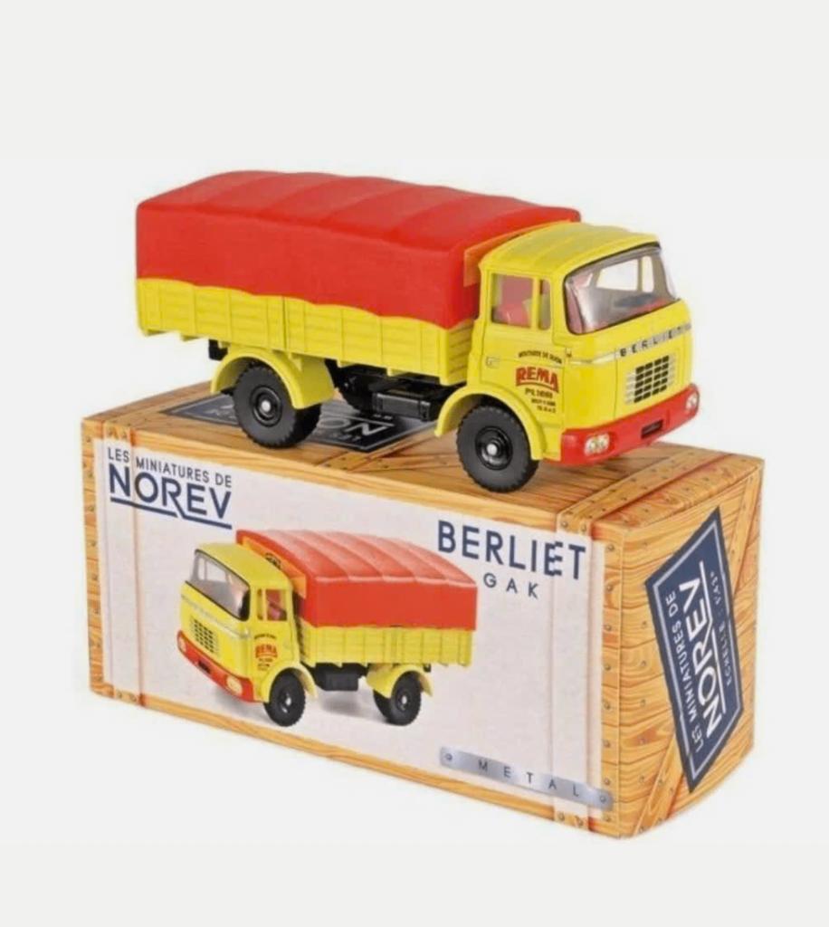 Berliet GAK Moutarde de Dijon NOREV / DINKY 1:43 ref. CL6911, Verzenden, Nieuw, Bus of Vrachtwagen, Norev