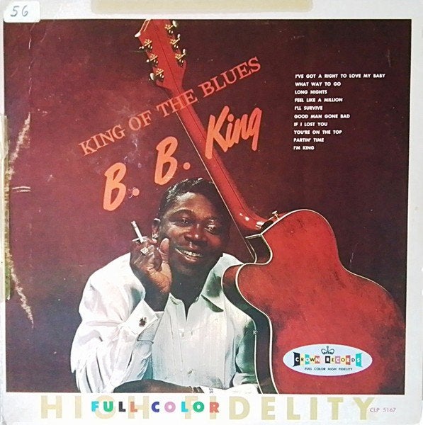 B. B. King – King Of The Blues 1960 Chicago blues, LP, Gebruikt, Reissue, Ophalen of Verzenden
