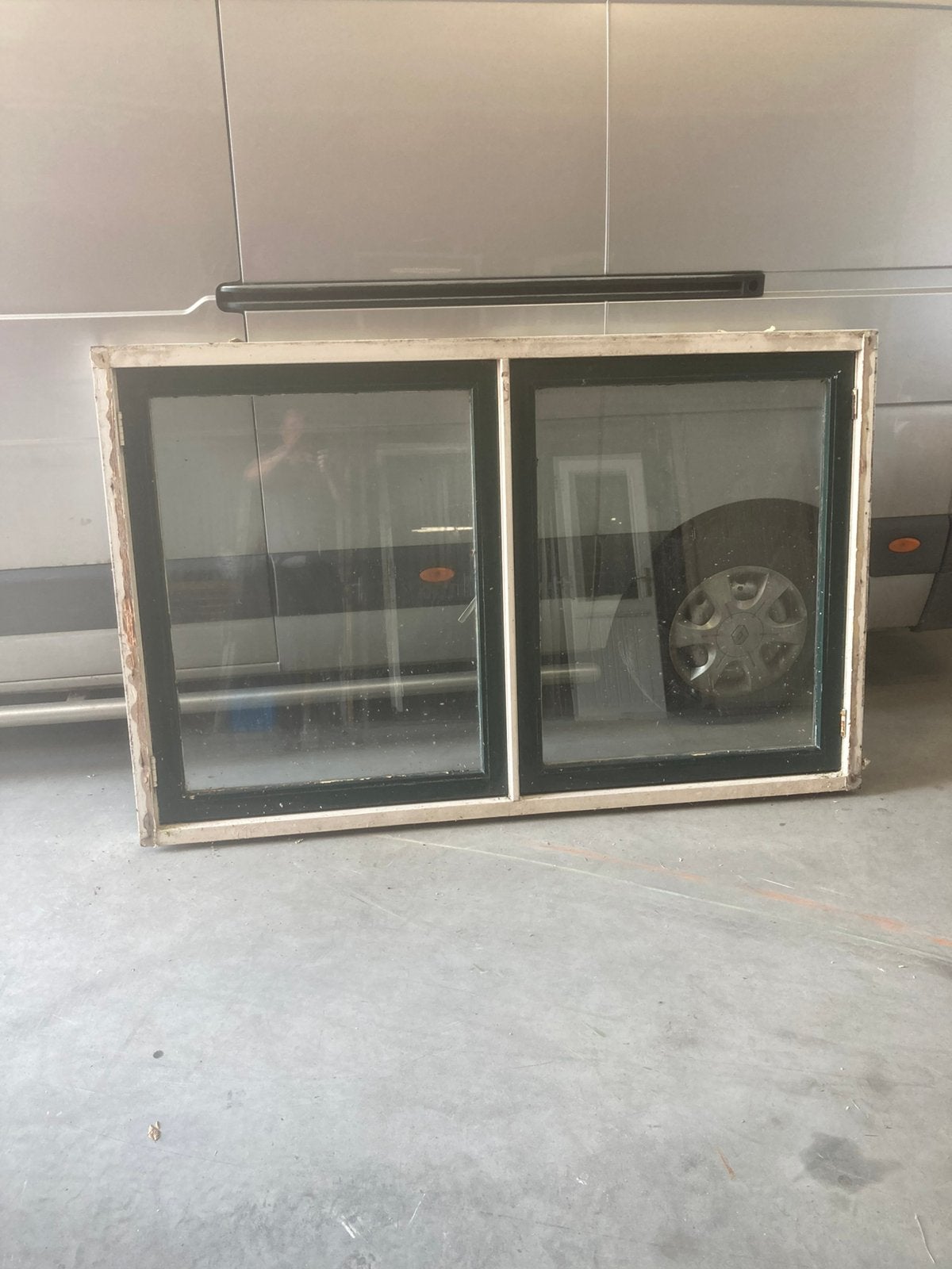 Hardhouten kozijn 199*126,5, Tuin en Terras, Ophalen, 1 tot 2 meter, Minder dan 3 meter, Zo goed als nieuw