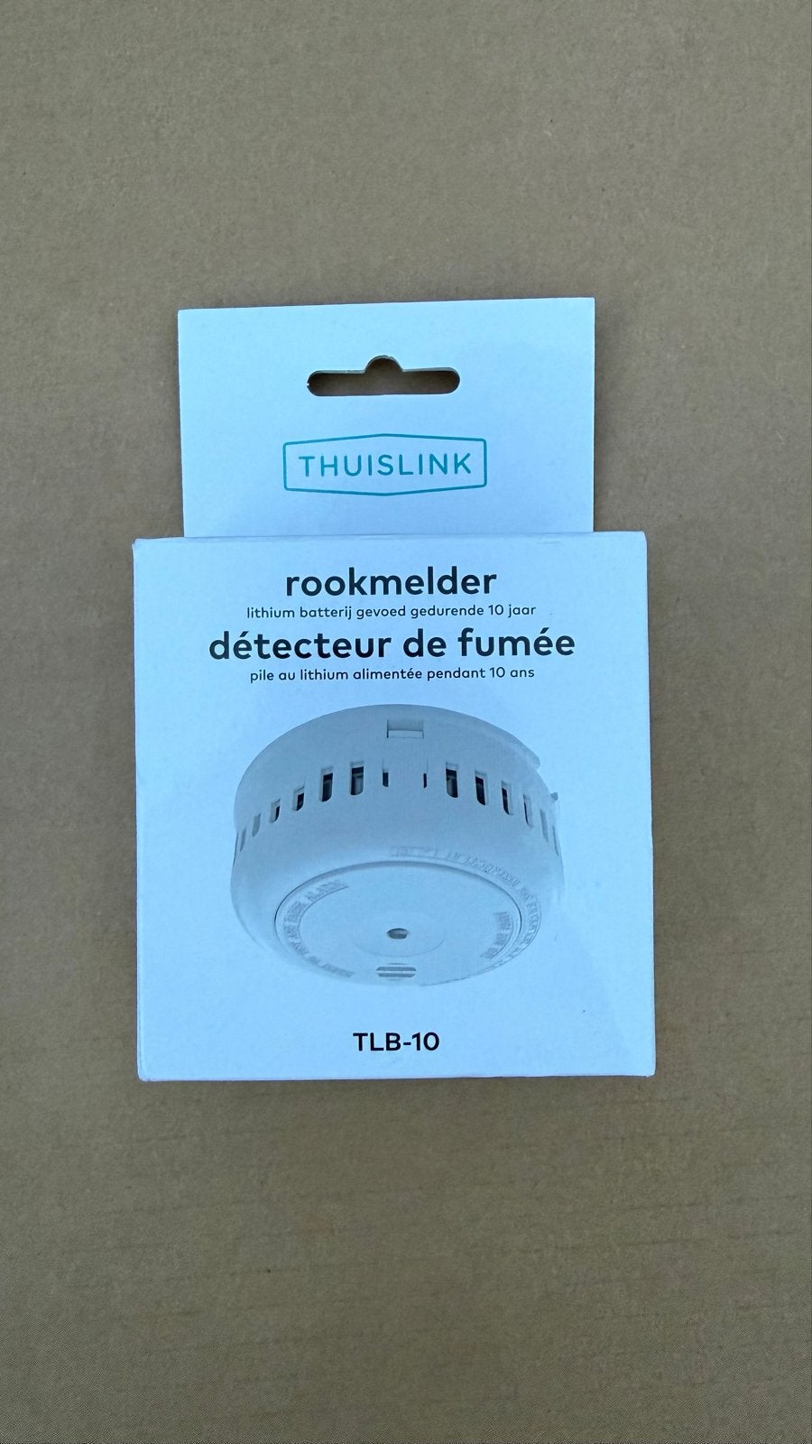 Thuislink TLB-10 Rookmelder 10 jaar, Detector, Sensor of Melder, Nieuw, Ophalen of Verzenden, Rook