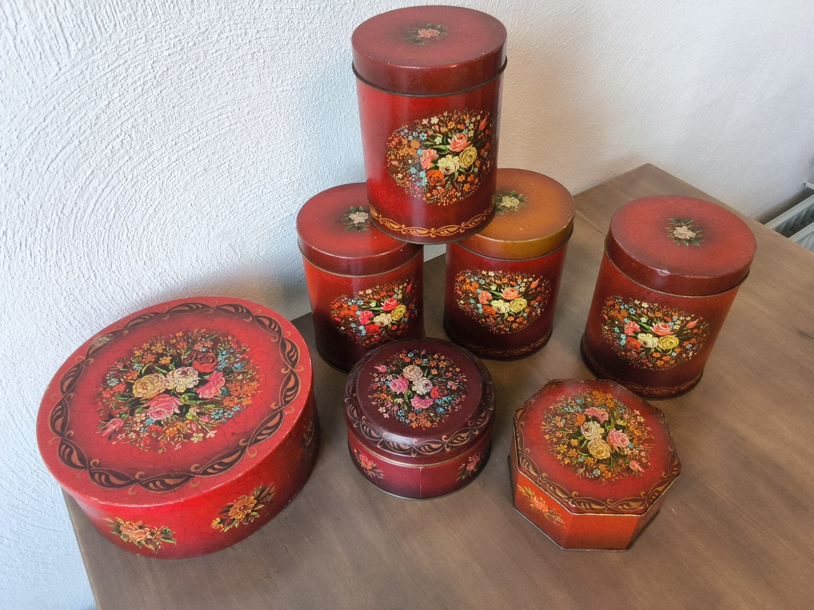 Vintage Engelse blikken, Ophalen of Verzenden