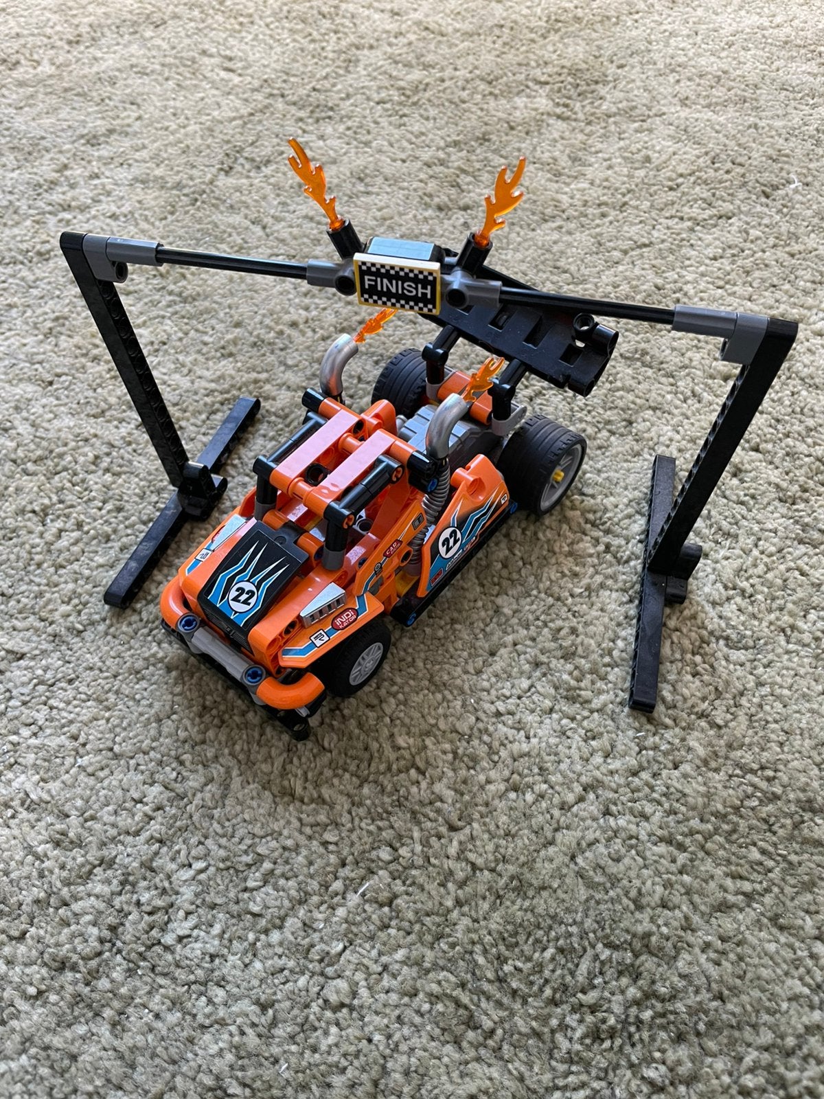 Lego 42104 race truck, Ophalen of Verzenden, Zo goed als nieuw, Overige typen