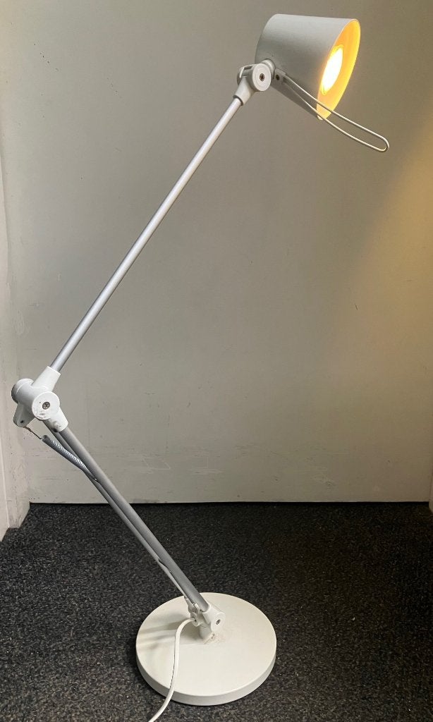 Ikea. Oleby burolamp wit nachtkastlamp verstelbaar GU10 lamp, Huis en Inrichting, Verstelbaar, GU10, Wit, Ophalen of Verzenden
