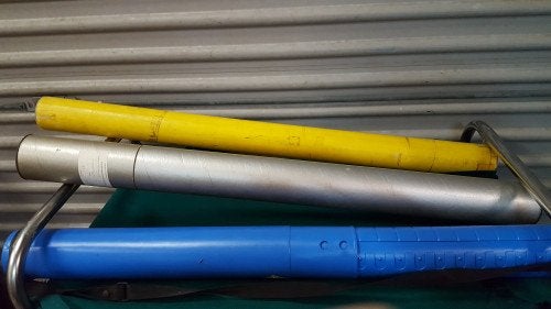 kokers 3 x blauw, van kunststof, Ophalen of Verzenden, 'T Olde Gre-j, Info@toldegrej.nl, Endepoelstraat 20f Didam