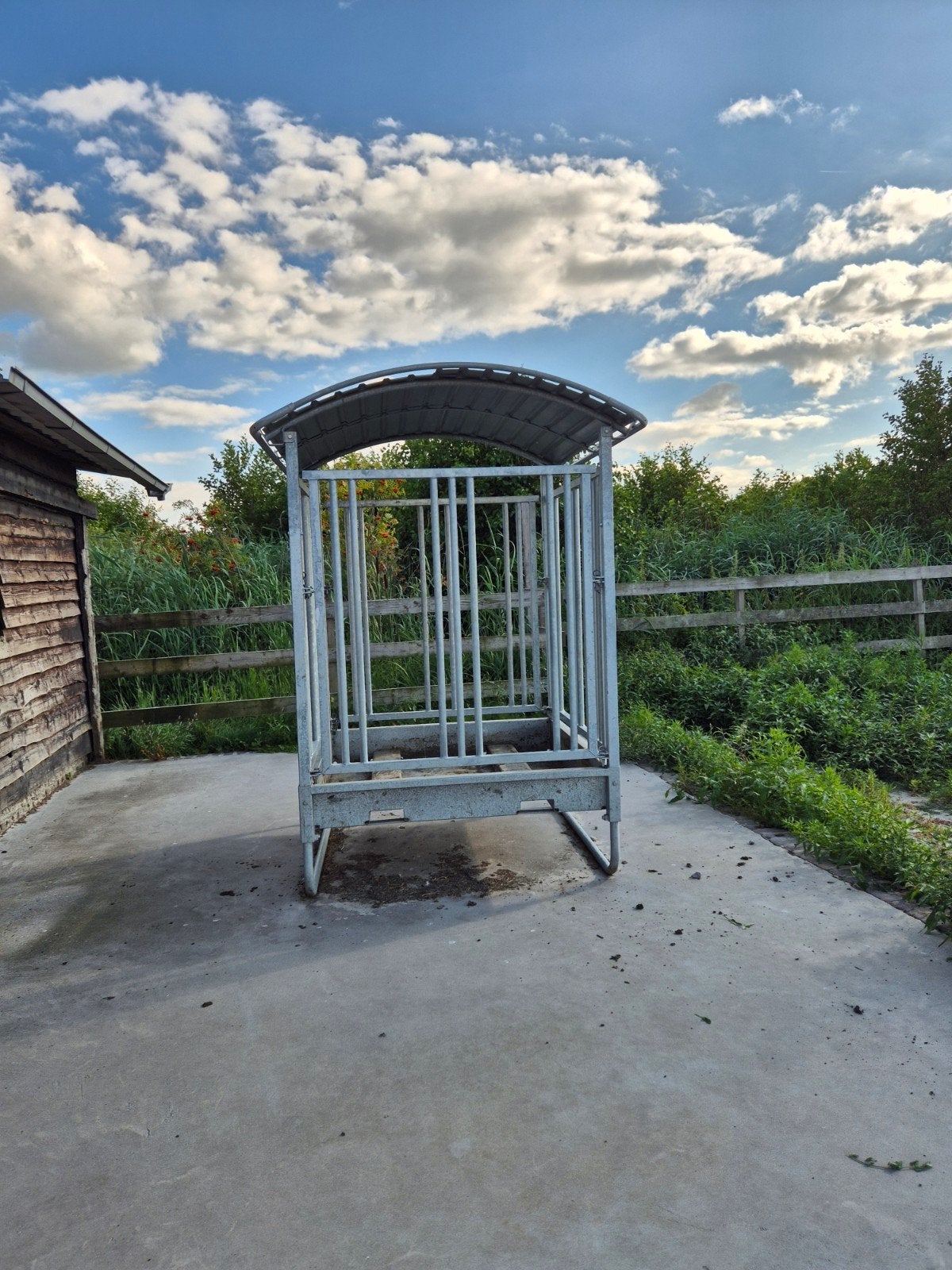 VOSS.farming vierkante paardenruif, Weidegang, 4 paarden of pony's of meer