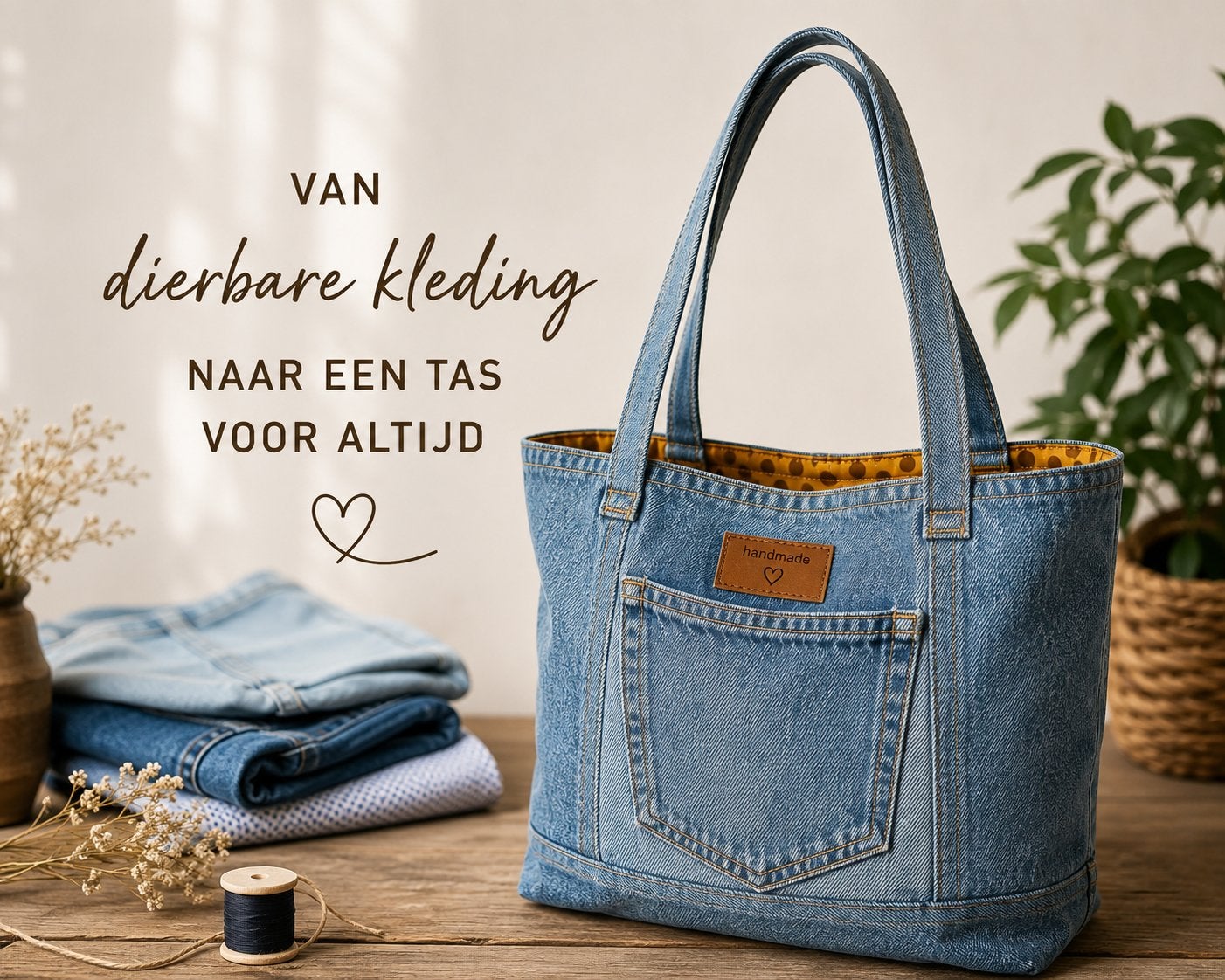 Kleding van een dierbare wordt een unieke tas ❤️, Diensten en Vakmensen, Bloemstukken en Rouwgeschenken