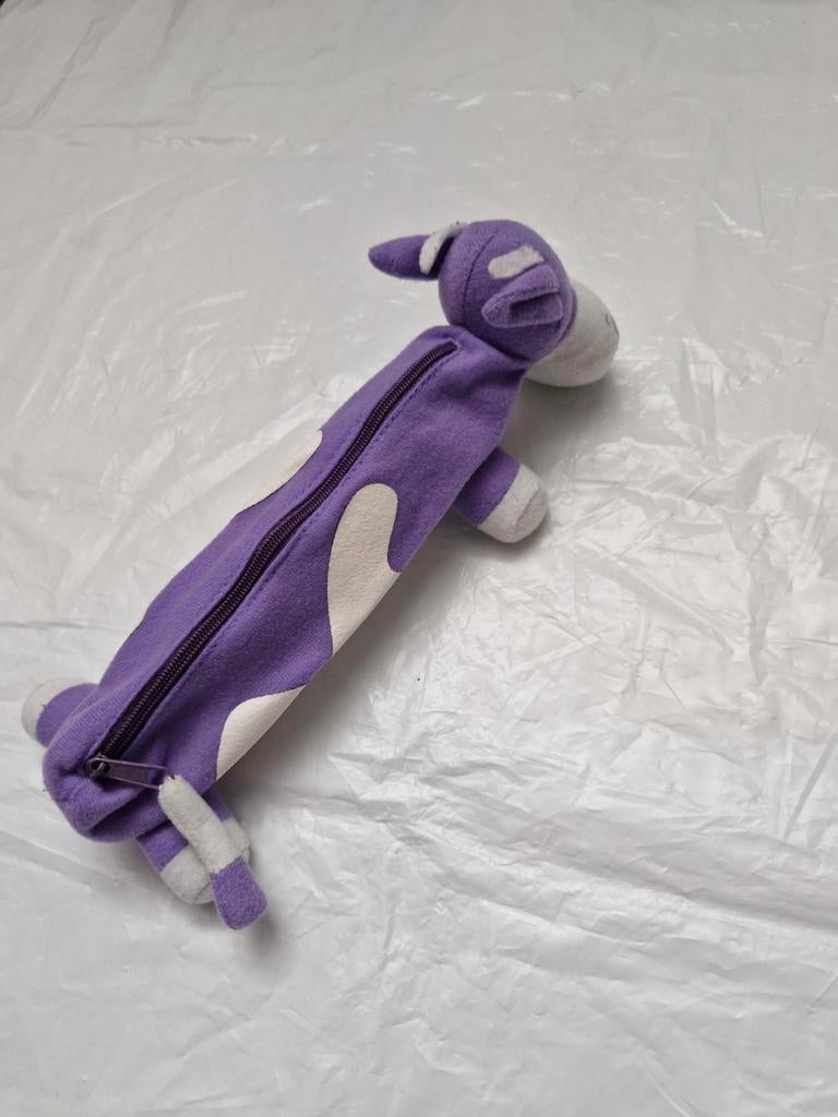 Milka Koe Etui - Paars met Witte Vlekken, Ophalen of Verzenden, Gebruikt