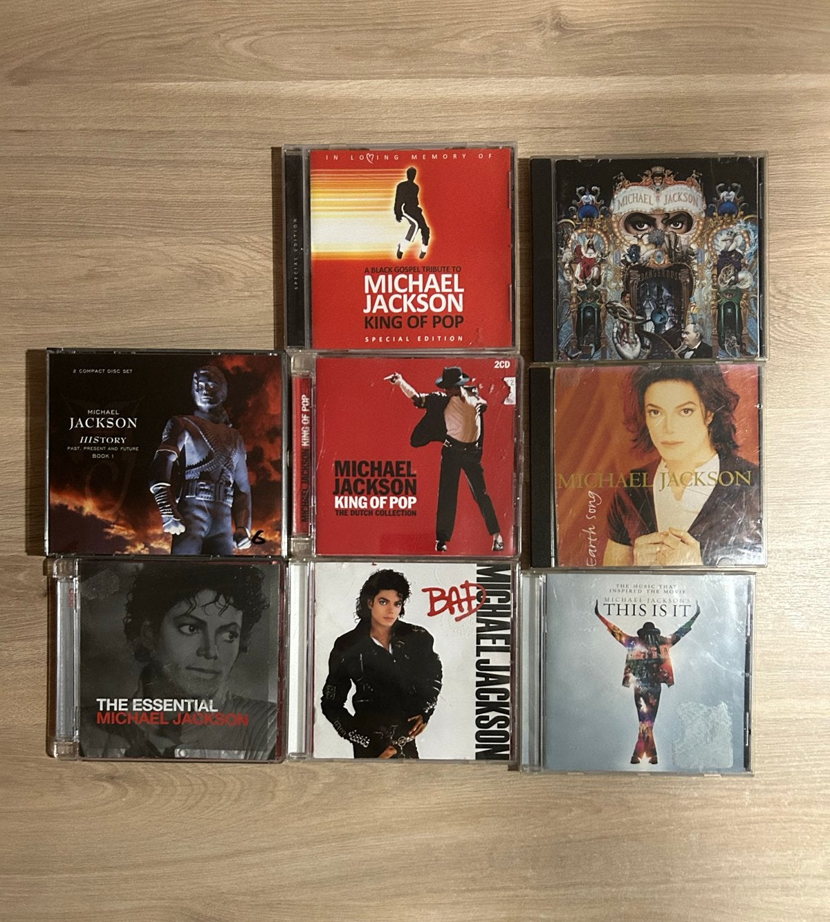 Grote Michael Jackson CD collectie, incl. zeldzame persingen, Gebruikt, Eerste persing, Pop, Ophalen of Verzenden