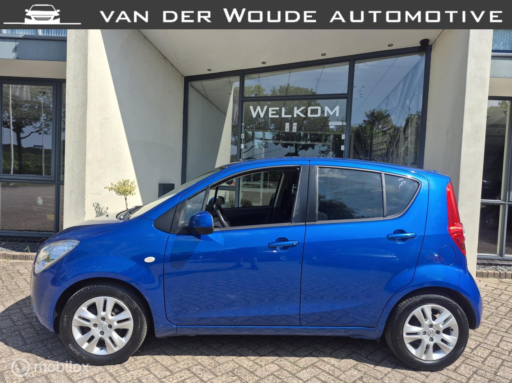 Opel Agila 1.0 Selection 2012|Airco|T.Haak|Hoge instap!, Auto's, Opel, Euro 5, Stof, 31 €/maand, Blauw