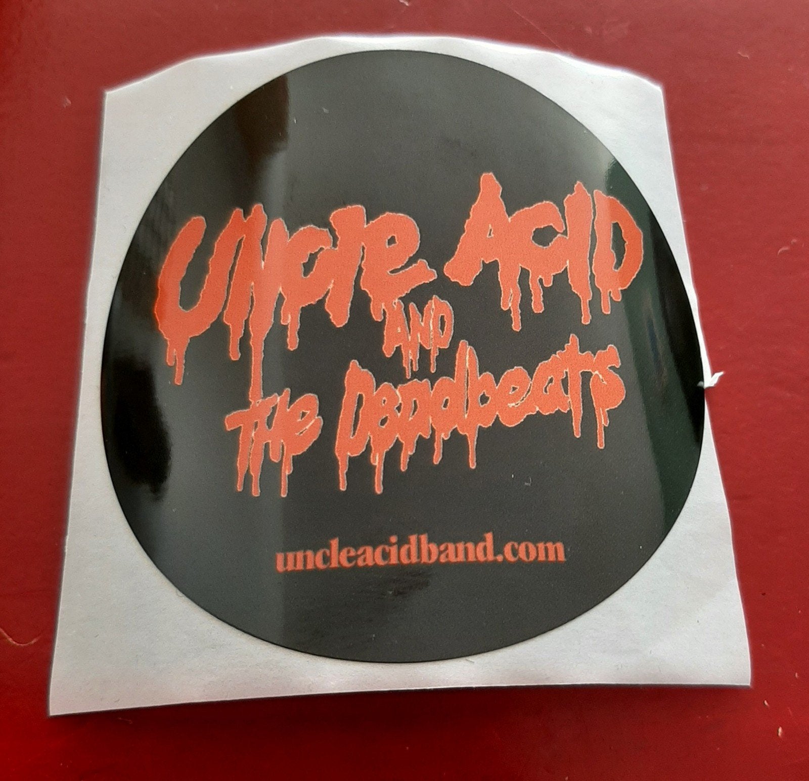 Sticker - Uncle Acid And The Deadbeats, Ophalen of Verzenden, Zo goed als nieuw, Foto of Kaart