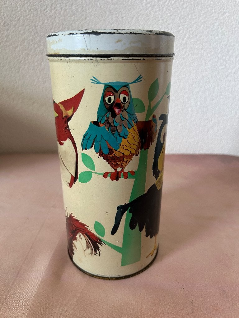 Vintage Bolletje beschuitbus De Fabeltjeskrant 1969, Ophalen of Verzenden, Gebruikt, Beschuit, Bolletje