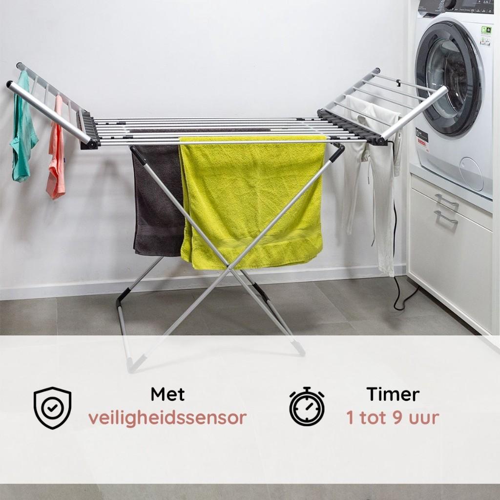 Eleganca Elektrisch Droogrek XL (nr.112, nr.37), Ophalen of Verzenden, Nieuw, Wasrek
